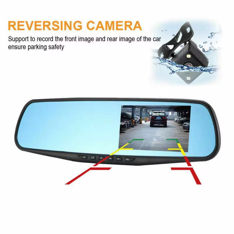 Rétroviseur Intelligent Full HD avec Caméra & Caméra de Recul (DASH CAM)