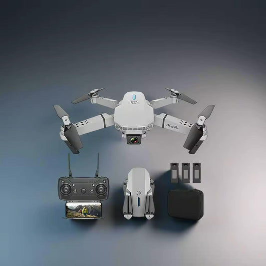 Drone pliable E88 avec télécommande – Compact & facile à piloter