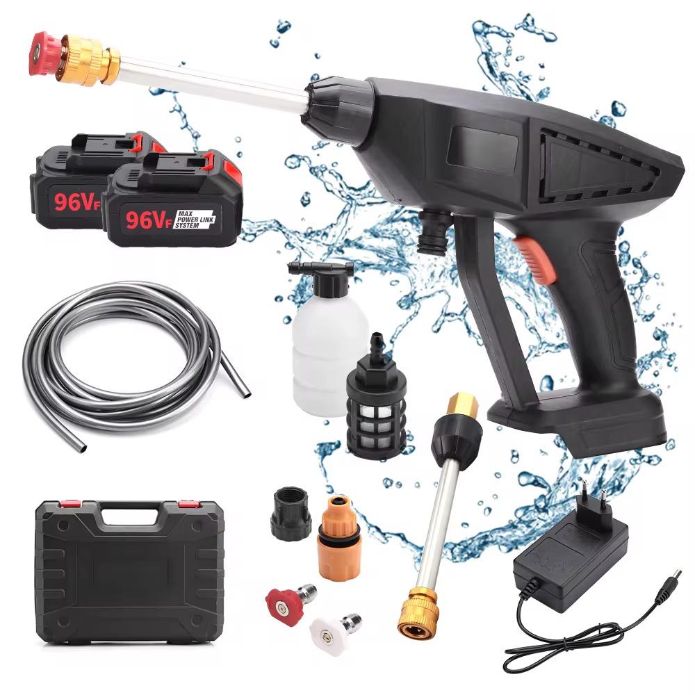 Pistolet de Lavage Haute Pression 96VF – Batterie Rechargeable 💦