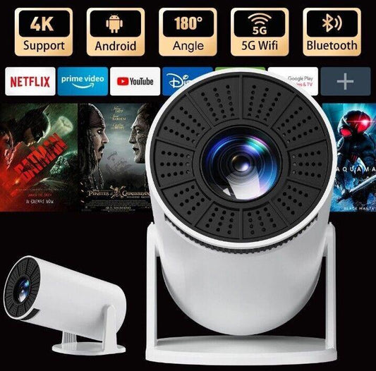 Mini Projecteur Portable WiFi 5G – Cinéma à Domicile HD