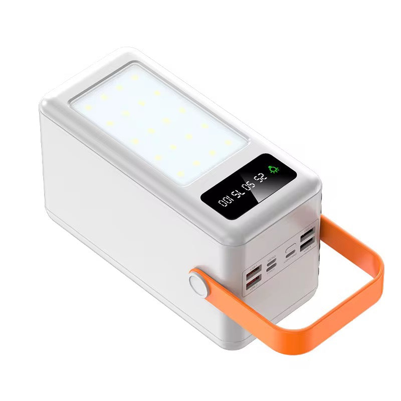 Powerbank Solaire 185000 mAh – Charge Rapide + Lampe LED + Ultra Autonomie