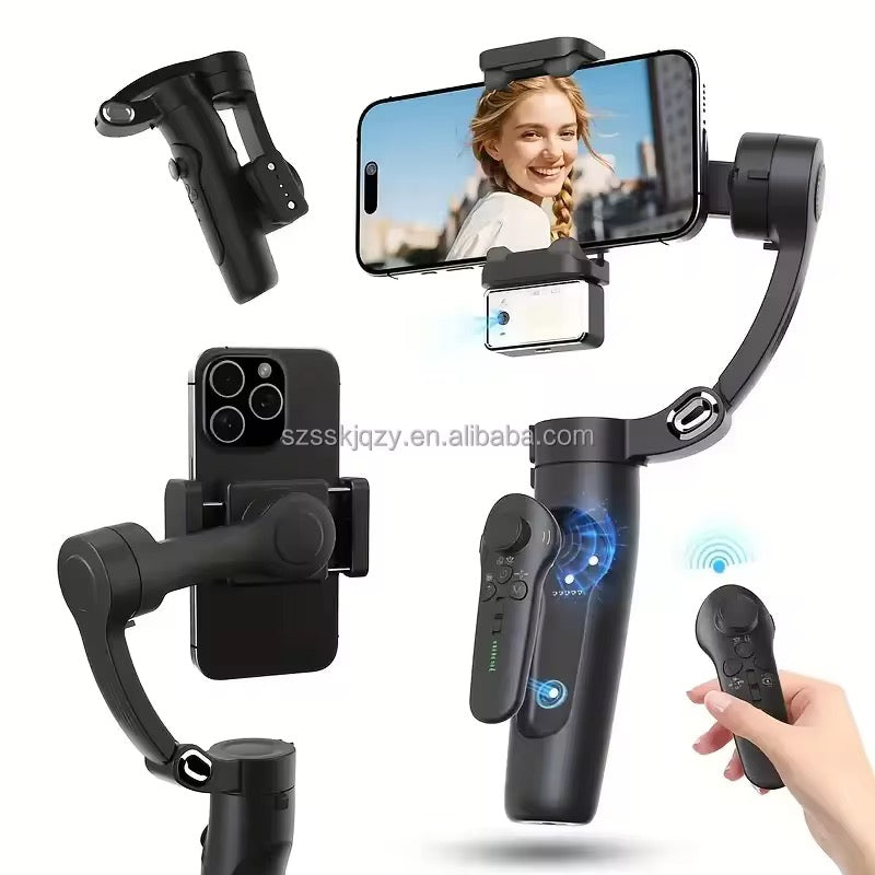 Stabilisateur Smartphone 3 Axes B2 Alpro – Vidéo Pro + AI Tracking + Télécommande