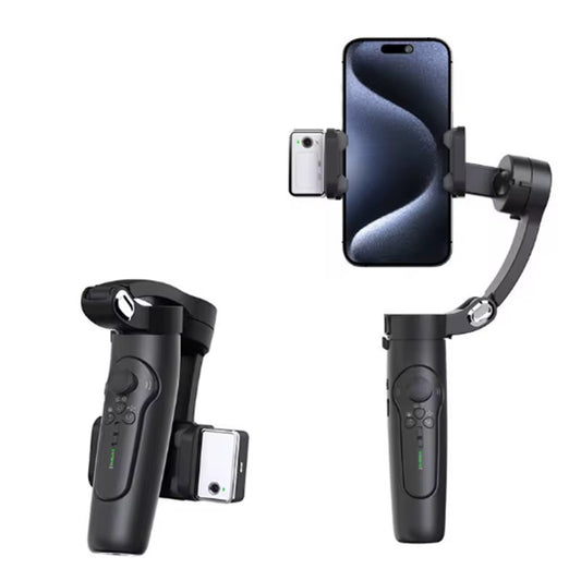 Stabilisateur Smartphone 3 Axes B2 Alpro – Vidéo Pro + AI Tracking + Télécommande