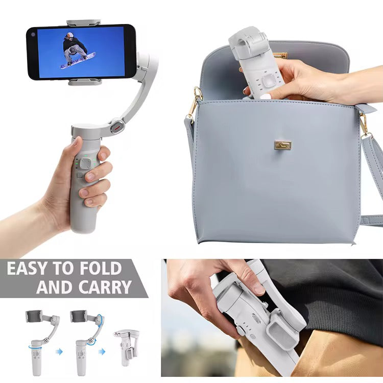 Stabilisateur Smartphone M1 3 Axes – Vidéo Pro Sans Tremblement