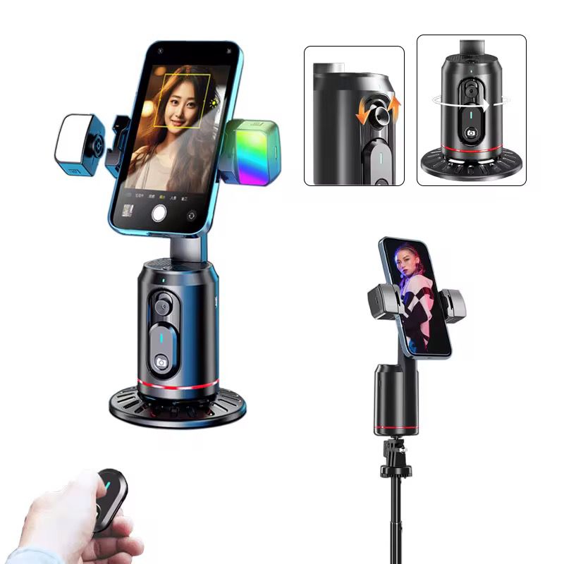 Stabilisateur Intelligent Q02 avec Suivi 360° – Trépied Smartphone