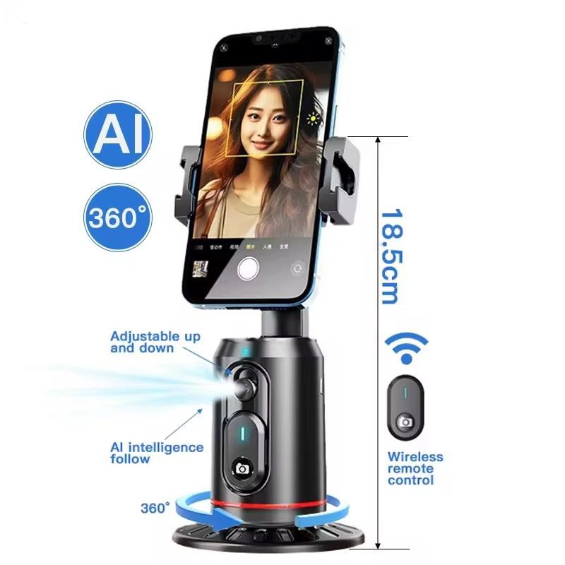 Stabilisateur Intelligent Q02 avec Suivi 360° – Trépied Smartphone