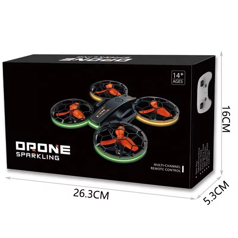 Drone Sparkling Mini – Drone RC avec Lumières LED & Télécommande