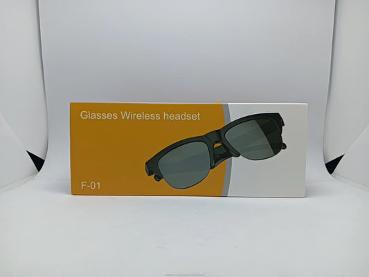 Lunettes Bluetooth Audio Sans Fil F-01 avec Haut-parleurs Intégrés